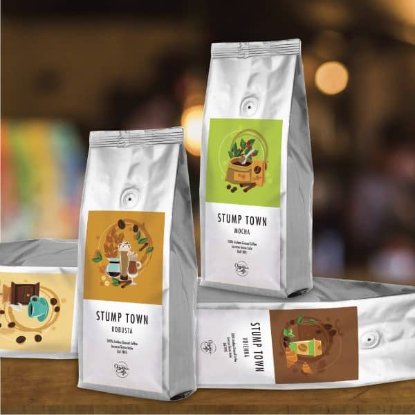 Custom Coffee Labels and labels for Tea Pouches