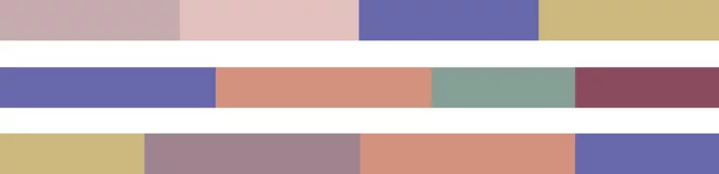Pantone Color of the Year 2022 color palette Balancing act