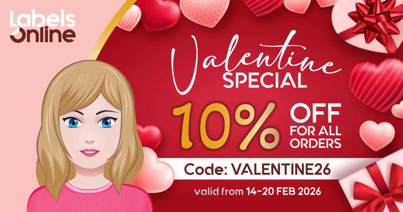 Valentin Special at Labels Online Australia